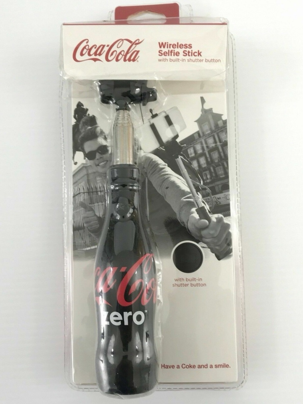 Coca Cola Zero Bottle-Style Wireless Selfie Stick